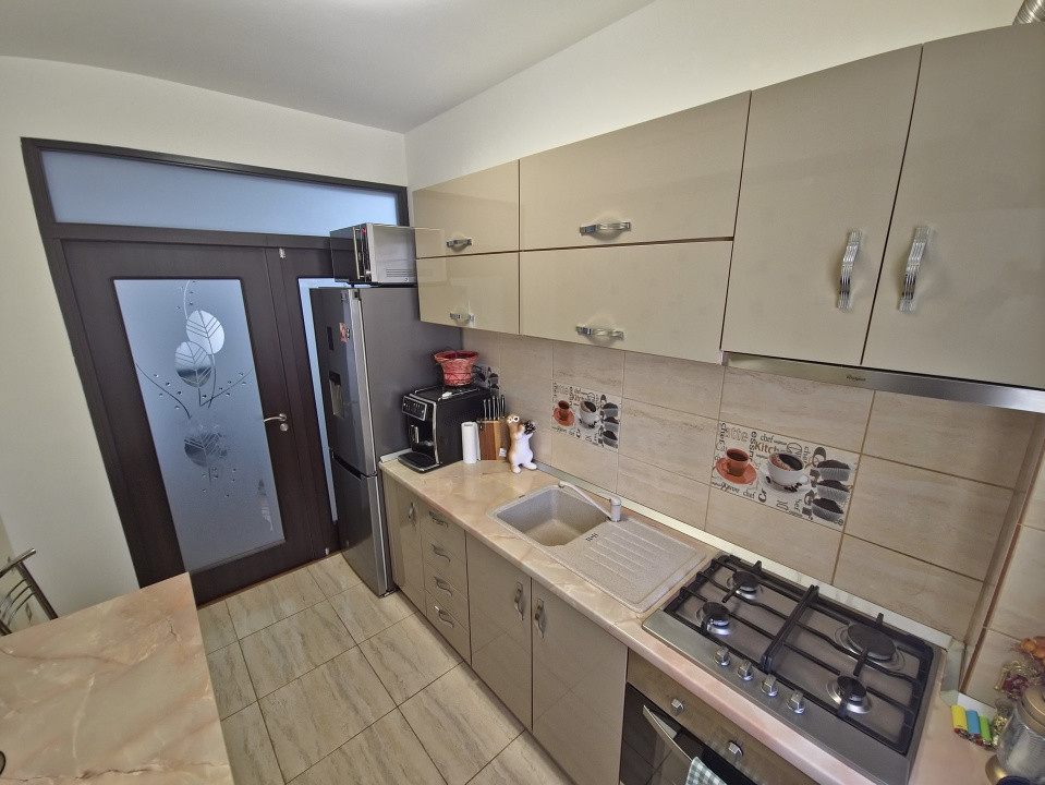 Tomis Plus parter înalt 3 camere 76 mp mobilat utilat complet