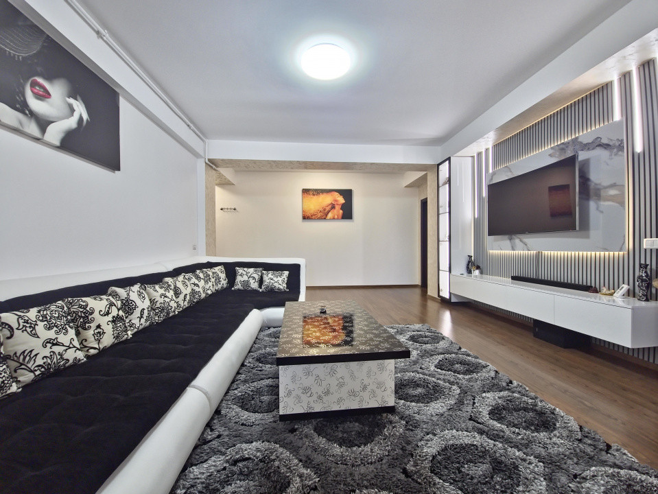 Tomis Plus parter înalt 3 camere 76 mp mobilat utilat complet