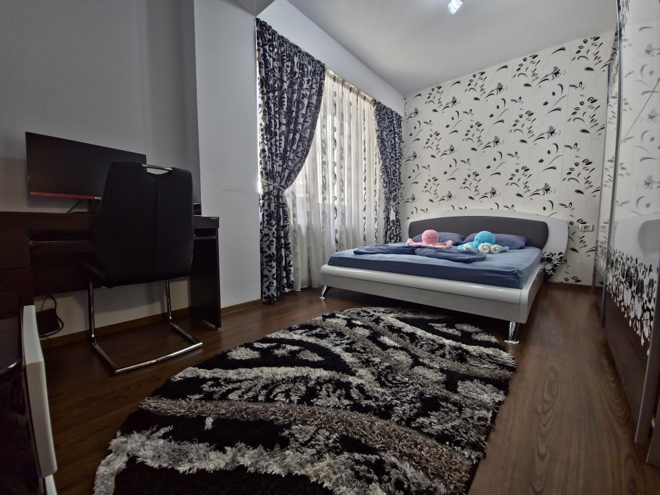 Tomis Plus parter înalt 3 camere 76 mp mobilat utilat complet