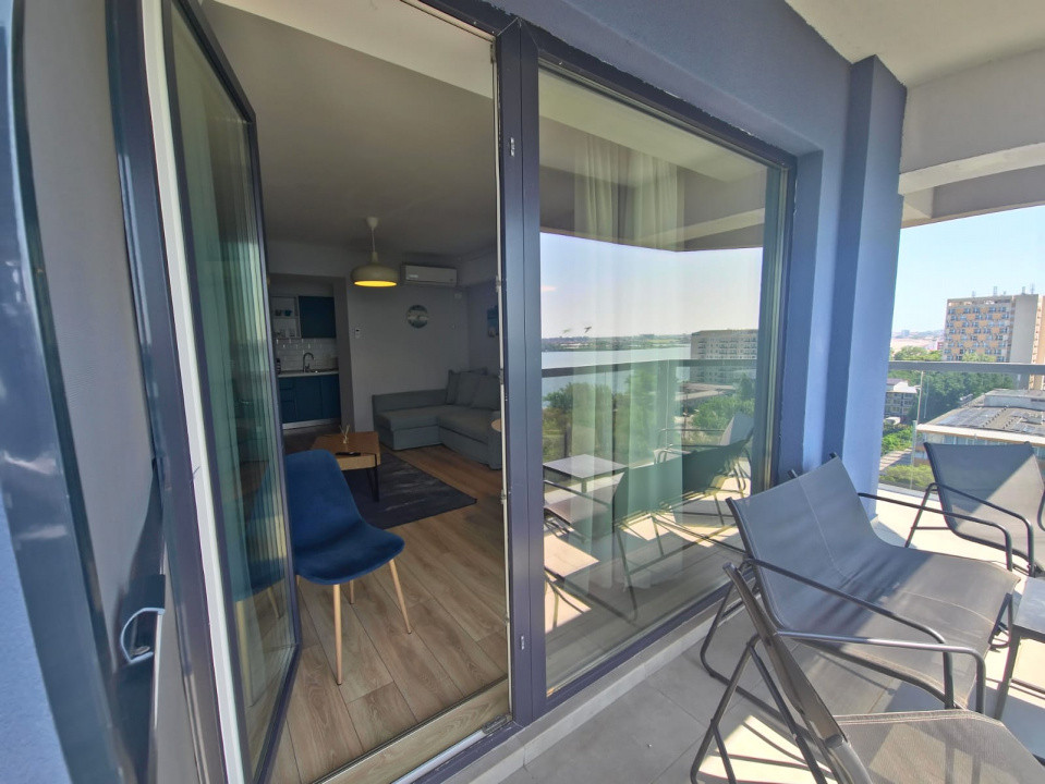 Mamaia Central apartament 2 camere cu vedere panoramica mare si lac
