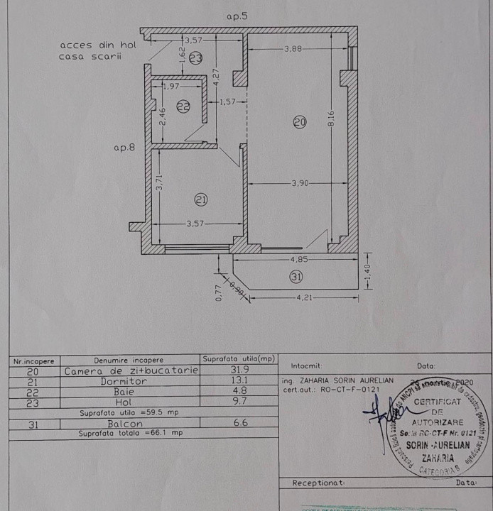  Tomis Plus apartament 2 camere mobilat loc parcare