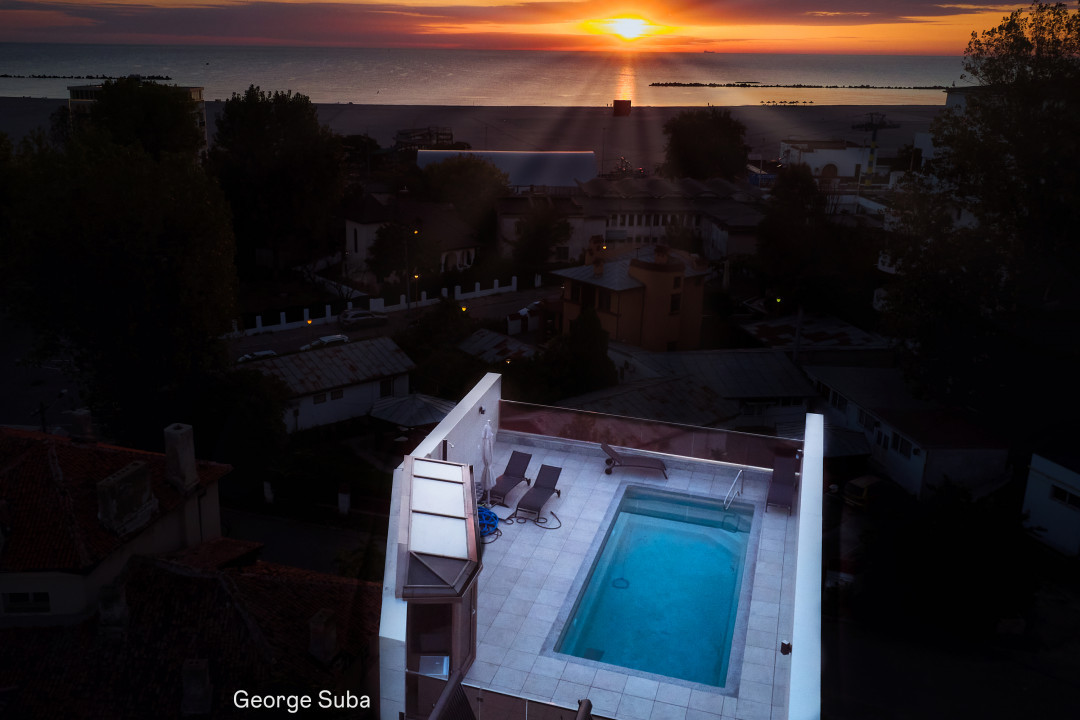 Vila la malul marii piscina pe terasa de pe acoperis si ascensor