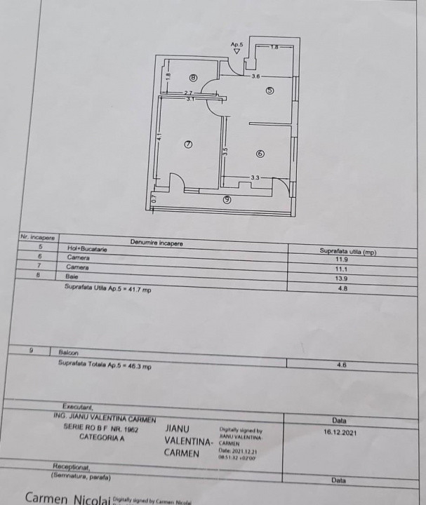 Apartament 2 camere Compozitorilor