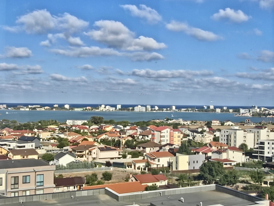 Tomis Plus  Apartament 2 camere  mobilat modern  parcare  vedere superbă