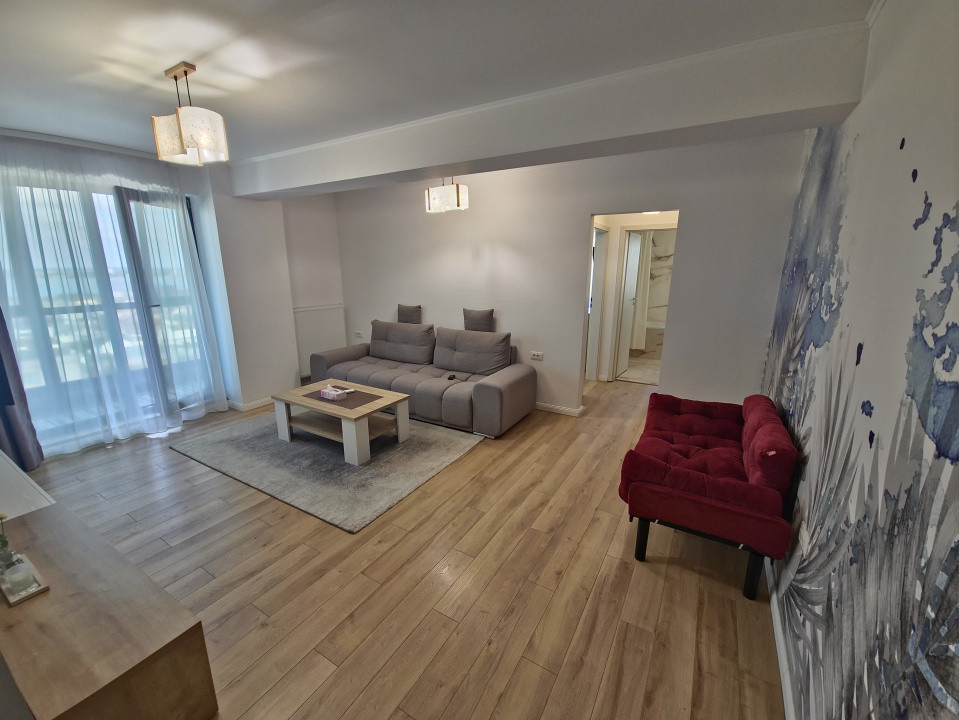 Tomis Plus  Apartament 2 camere  mobilat modern  parcare  vedere superbă