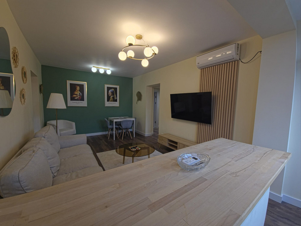 Apartament 3 camere, Tomis 2 – renovat, mobilat, utilat, 59 mp, etaj 3/4.