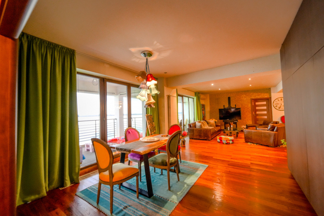 Mamaia 3 camere lux terasă cu vedere frontala la lac parcare subterana