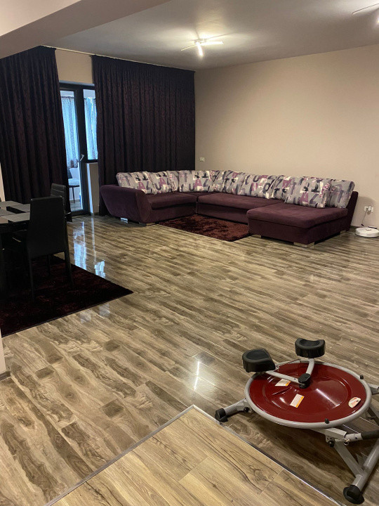 Apartament lux, 110mp utili, 3 camere, mobilat si utilat complet, termen lung