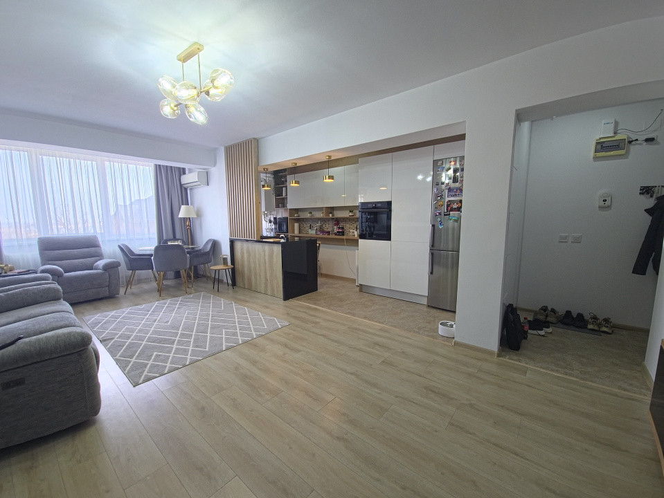 Apartament spațios 3 camere 77 mp Ovidiu Bloc nou Parcare inclusă