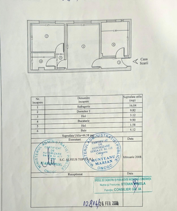 Poarta 6 apartament 2 camere parter centrala gaze