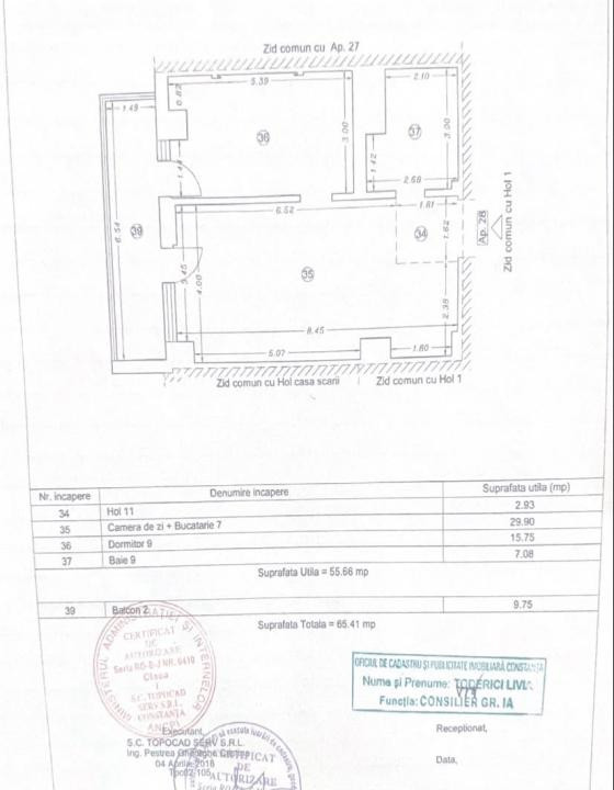 Mamaia Butoaie apartament 2 camere loc de parcare privat