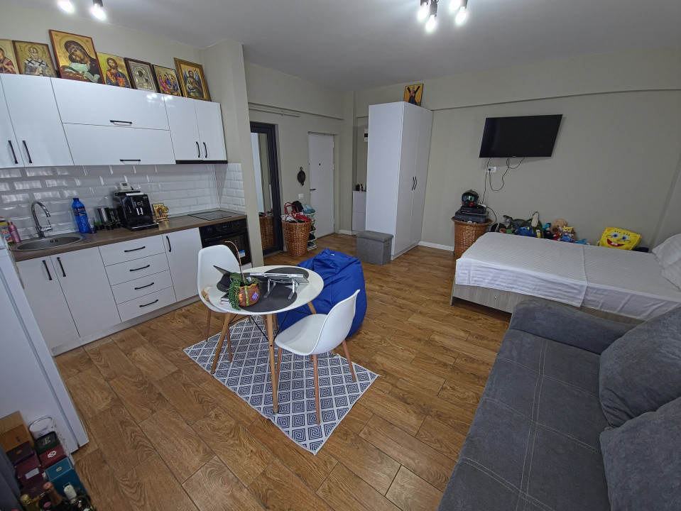 Garsonieră modernă de vânzare  IBO Residence  Terasă generoasă 