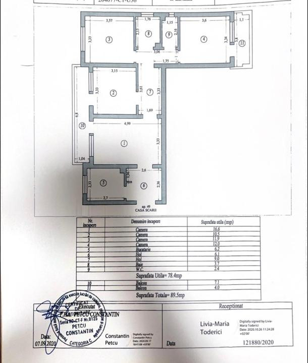 Tomis Nord Cambrige School apartament 4 camere renovat integral loc parcare