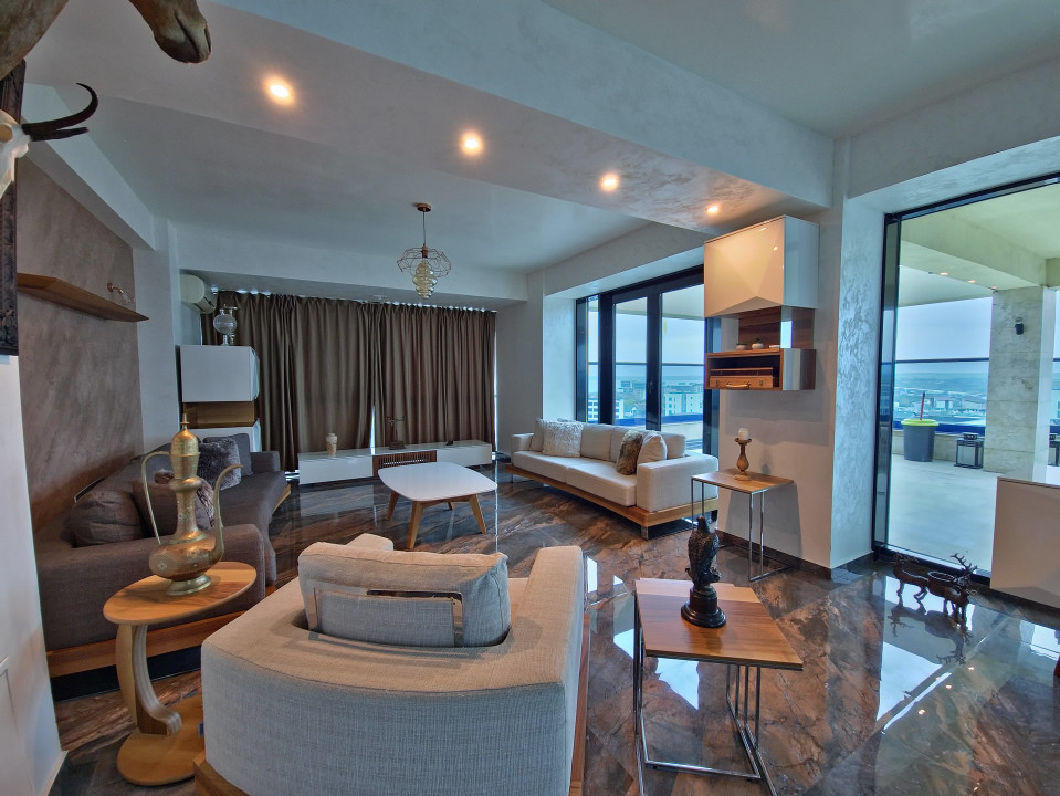 Mamaia Nord Penthouse 3 camere terasa 64 mp vedere panoramica lac si mare
