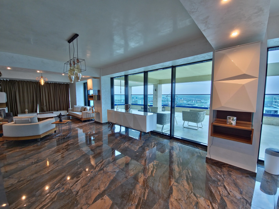 Mamaia Nord Penthouse 3 camere terasa 64 mp vedere panoramica lac si mare