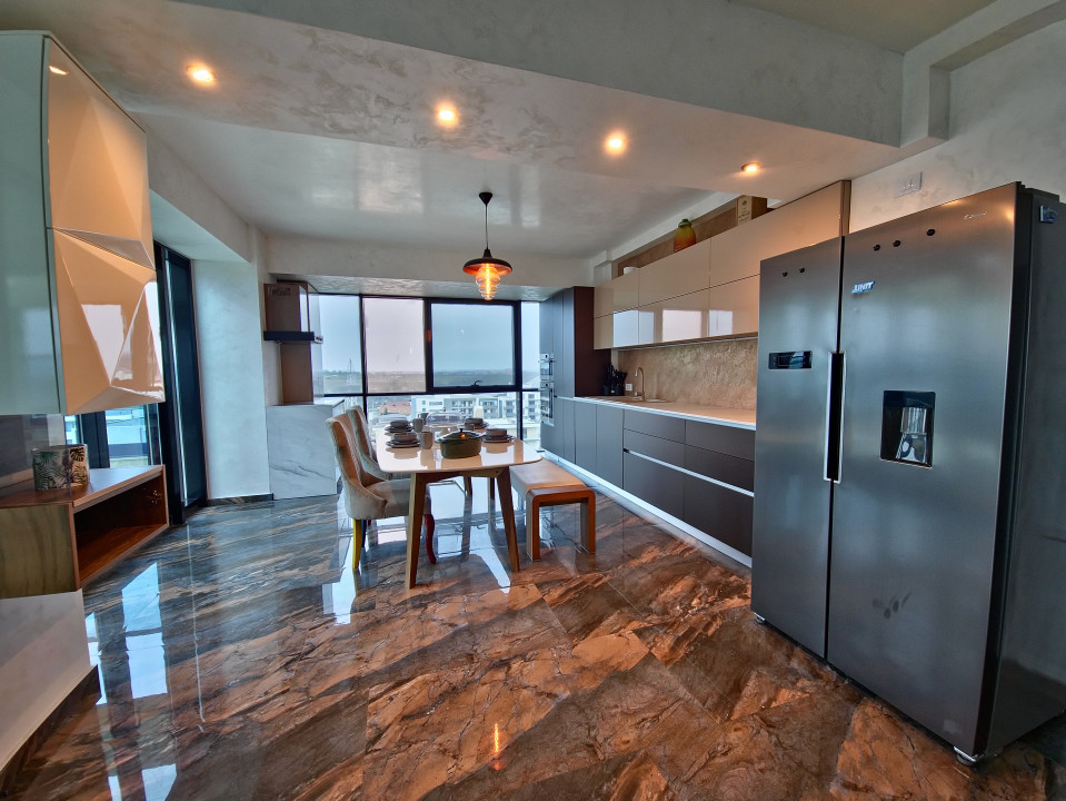 Mamaia Nord Penthouse 3 camere terasa 64 mp vedere panoramica lac si mare