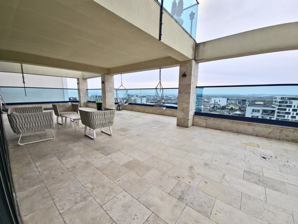 Mamaia Nord Penthouse 3 camere terasa 64 mp vedere panoramica lac si mare