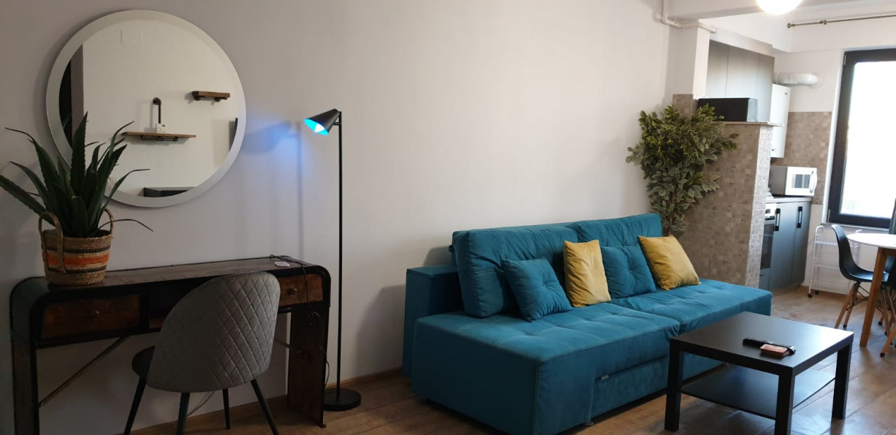 Campus apartament 2 camere decomandat, mobilat/utilat